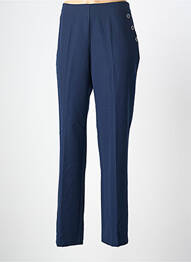 Pantalon slim buzunare talie înaltă albastru DAMART femme