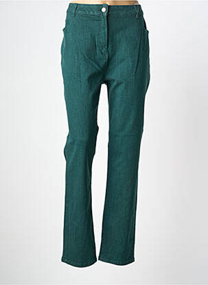 Blugi cu croială slim verde DAMART femeie