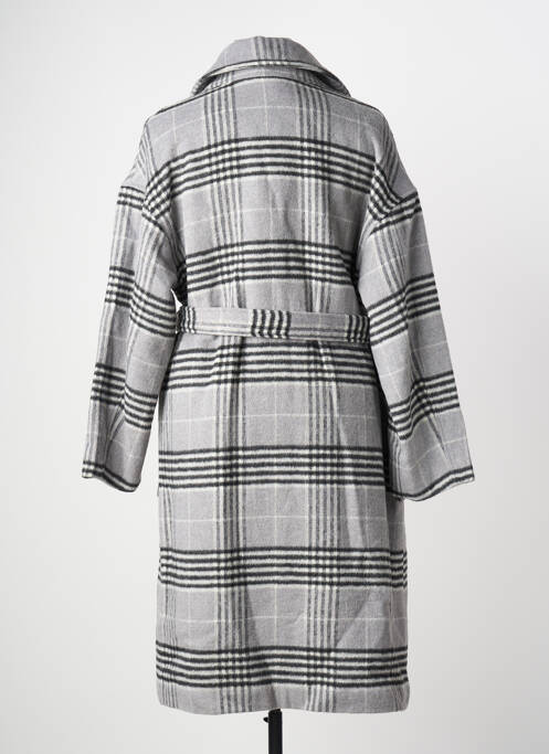 Palton lung croială cambrată fără glugă gri HEINE femme