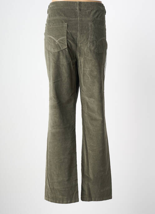 Pantalon drept elasticitate mărime normală verde DAMART femme