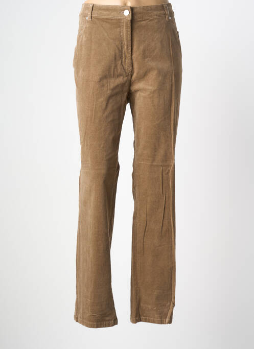 Pantalon drept elasticitate mărime normală maro DAMART femme