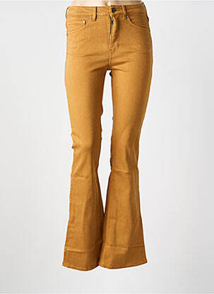 Blugi cu croială evazată galben KUYICHI femeie