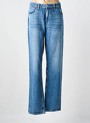 Blugi cu croială dreaptă albastru KUYICHI femeie