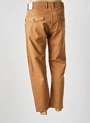 Pantalon chino țesătură poplin mărime normală maro KUYICHI femeie