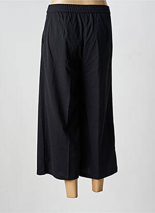 Pantalon trei sferturi talie elastică mărime normală negru DAMART femeie