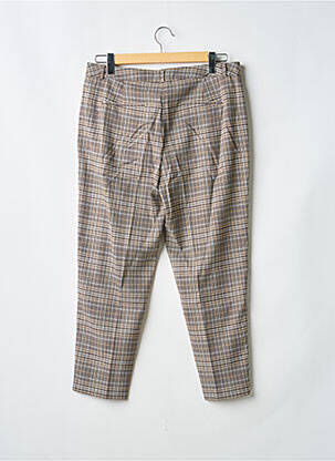 Pantalon chino închidere cu fermoar sub clapetă cu nasturi talie înaltă maro HEINE femeie