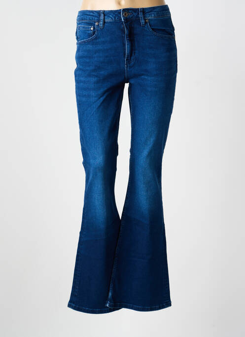 Blugi cu croială evazată albastru KUYICHI femeie