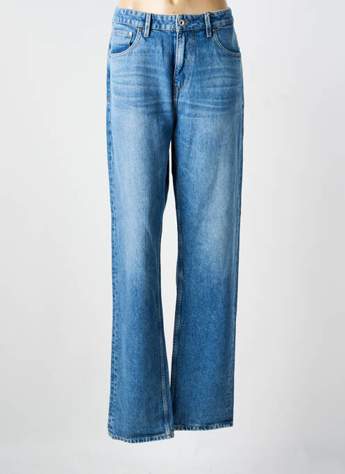 Blugi cu croială dreaptă albastru KUYICHI femeie