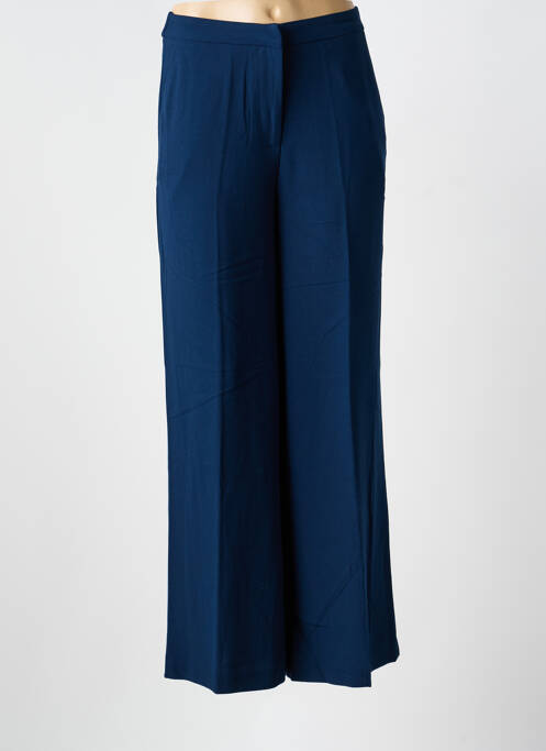 Pantalon larg albastru DAMART femeie