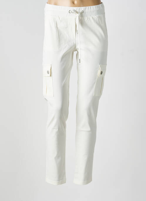 Pantalon cargo bej LINEA TESINI femeie