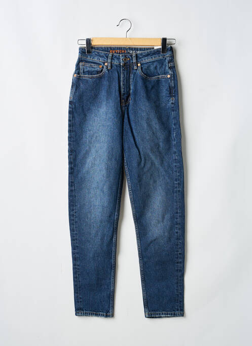 Blugi cu croială dreaptă albastru KUYICHI femeie