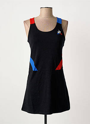 Rochie scurtă guler rotund bretele subțiri negru LE COQ SPORTIF femeie