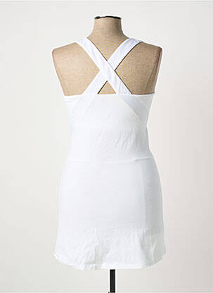 Rochie scurtă guler rotund bretele subțiri bej LE COQ SPORTIF femeie