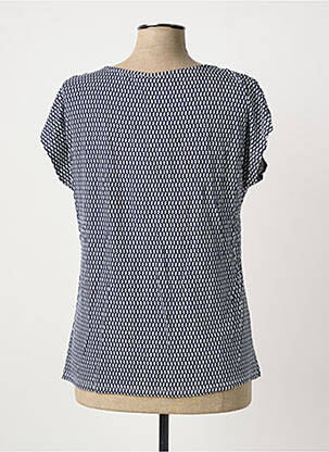 Tricou croială dreaptă mâneci scurte albastru SHEEGO femeie