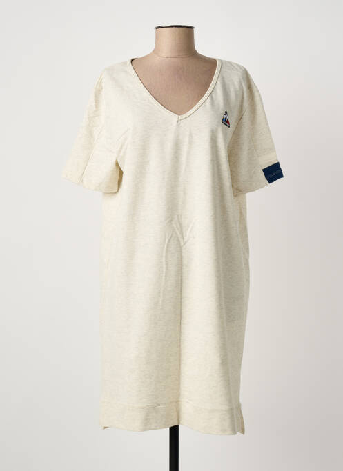 Rochie midi bej LE COQ SPORTIF femeie