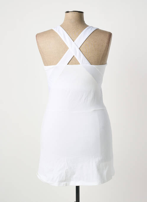 Rochie scurtă guler rotund bretele subțiri bej LE COQ SPORTIF femme