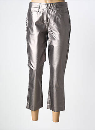 Pantalon trei sferturi maro ASHLEY BROOKE femeie