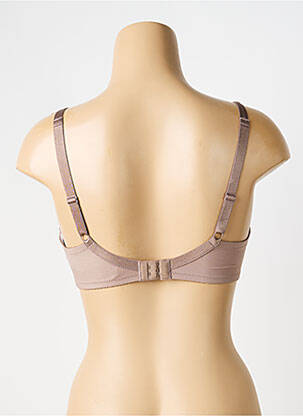 Sutien efect material satinat top sutien modelat bej CHANTELLE femeie