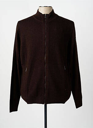 Vestă cu mâneci lungi maro MISE AU GREEN bărbat