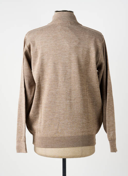 Vestă cu mâneci lungi bej TERRITOIRE D'HOMME bărbat