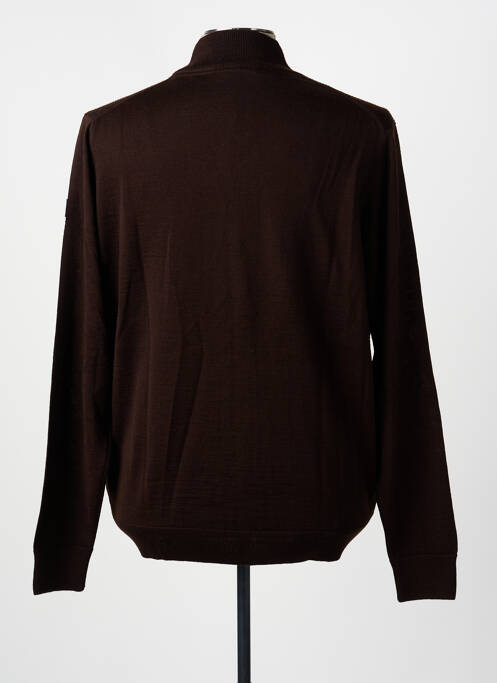 Vestă cu mâneci lungi maro MISE AU GREEN bărbat