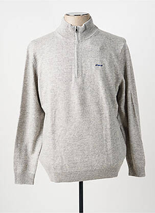 Pulover țesătură melanj mâneci lungi gri MISE AU GREEN femme