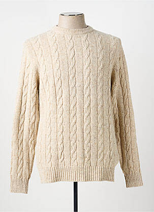 Pulover bej TERRITOIRE D'HOMME bărbat