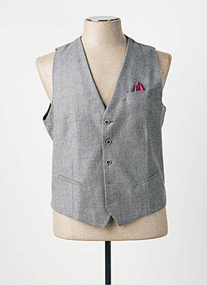 Vestă fără mâneci țesătură melanj gri TERRITOIRE D'HOMME homme