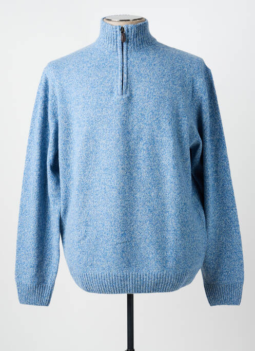 Pulover țesătură melanj mâneci lungi albastru TERRITOIRE D'HOMME femme