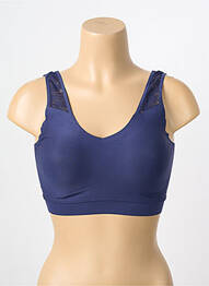 Sutien efect material satinat sutiene albastru CHANTELLE femeie
