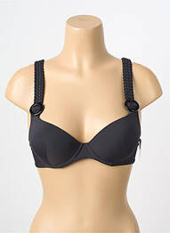 Sutien de costum de baie elasticitate top sutien push-up negru AUBADE femme