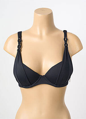 Sutien de costum de baie elasticitate top sutien push-up negru AUBADE femeie
