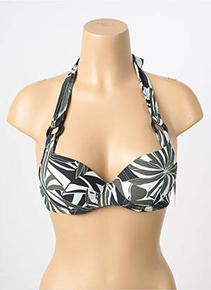 Sutien de costum de baie elasticitate top sutien push-up verde AUBADE femeie