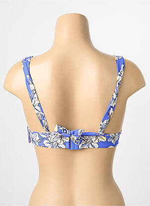 Sutien de costum de baie elasticitate top sutien push-up albastru AUBADE femeie
