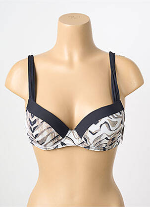 Sutien de costum de baie elasticitate top sutien push-up bej AUBADE femeie