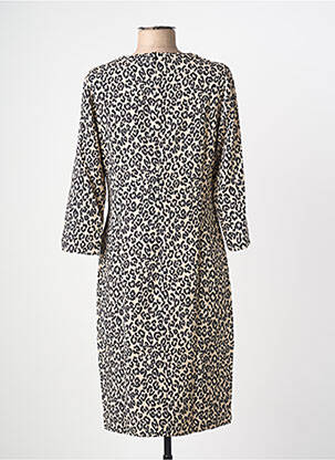Rochie midi mâneci 3/4 mâneci 3/4 bej FRANK WALDER femeie