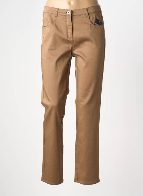 Pantalon slim maro FRANK WALDER femeie