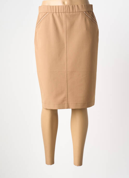 Fustă midi maro FRANK WALDER femeie