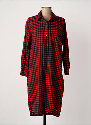 Rochie midi roșu BELLEROSE femeie