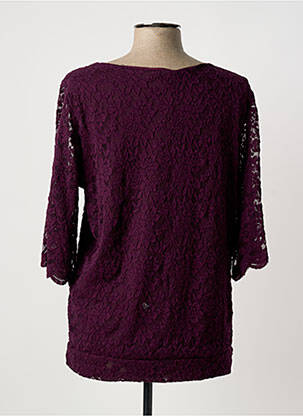 Top elasticitate mâneci 3/4 violet LILY & ME femeie