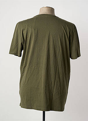 Tricou elasticitate mâneci scurte verde STETSON bărbat