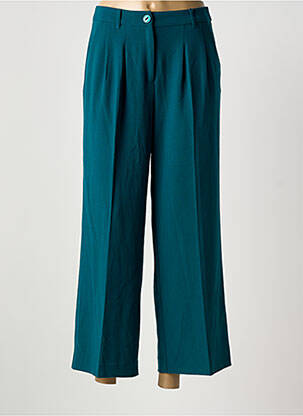 Pantalon 7/8 talie înaltă talie înaltă verde KING LOUIE femeie