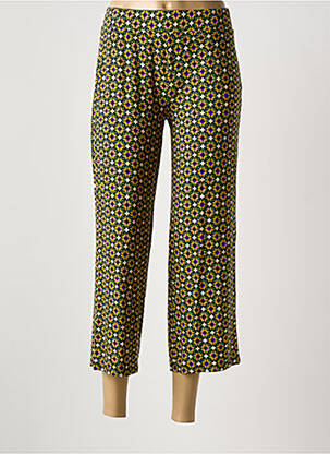 Pantalon trei sferturi croială dreaptă verde KING LOUIE femeie