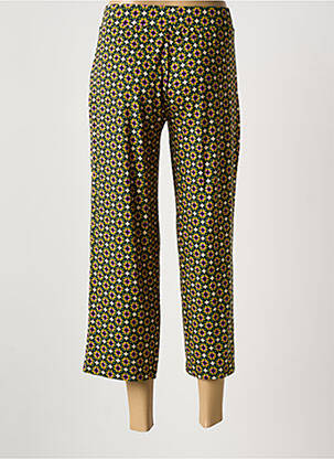 Pantalon trei sferturi croială dreaptă verde KING LOUIE femeie