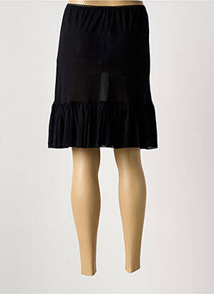 Jupon/fond de rochie croială evazată negru MALOKA femeie