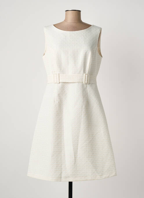 Rochie midi bej MADEMOISELLE YEYE femeie