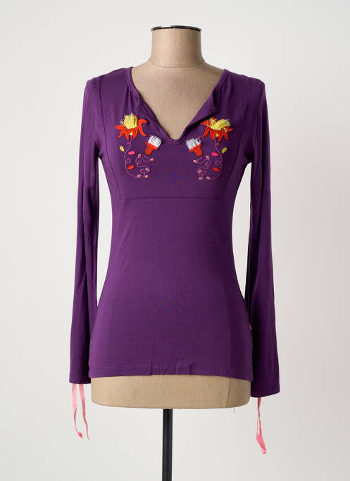 Tricou violet MAMATAYOE femeie