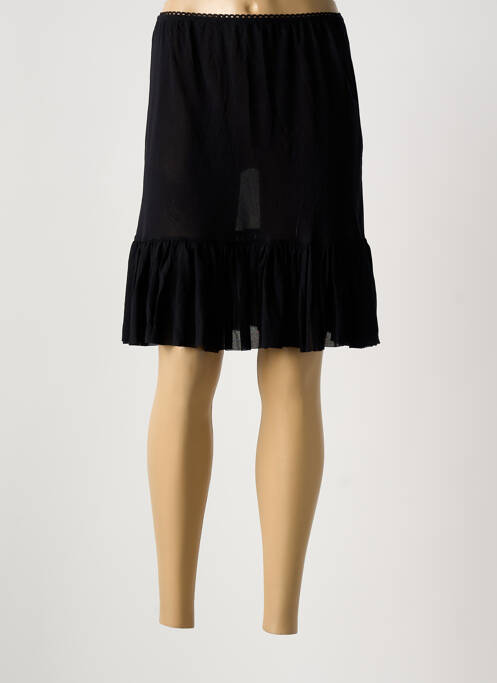 Jupon/fond de rochie croială evazată negru MALOKA femme