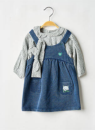 Set rochie albastru SUCRE D'ORGE fată