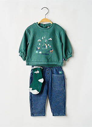 Set pantaloni verde SUCRE D'ORGE băiat